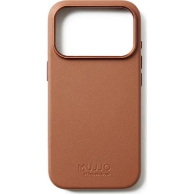9. Mujjo Lederhülle in Hellbraun für iPhone 17 Pro