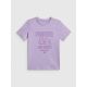 5. Mädchen-T-Shirt mit Aufdruck, regulär, Größe 4F 4FJRAW26TTSHF4240-52S