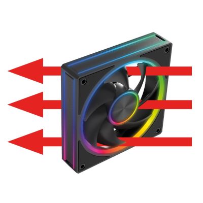 9. MODECOM VOLCANO LOOP 120 ARGB Lüfter Schwarz