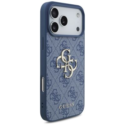 4. Guess 4G Big Logo Hülle für iPhone 17 Pro Max / 18 Pro Max - Blau