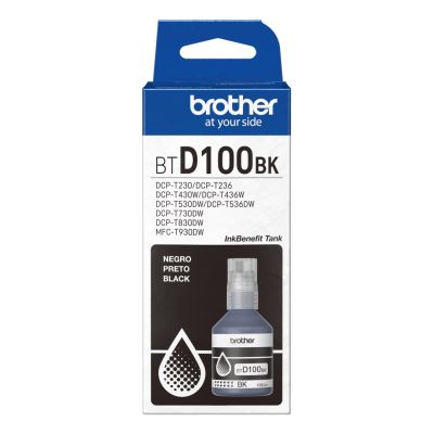 2. BROTHER Schwarze Tinte BTD100BK=BT-D100BK