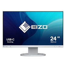 Eizo FlexScan EV2480-WT Monitor – 60 cm (23,8 Zoll), LED, IPS-Panel, Höhenverstellung, Pivot, Lautsprecher, USB-C, DisplayPort, HDMI