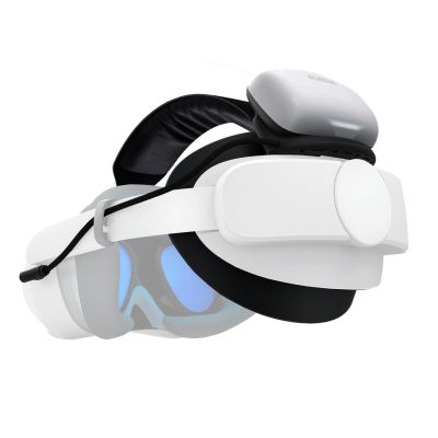 BoboVR P4U Kopfband mit Akku für PICO 4 Ultra und Ultra Enterprise – Weiß und Schwarz