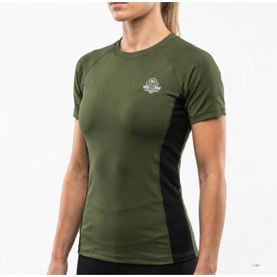 ARMY GREEN COMBATWEAR Damen-Rashguard | DBX Bushido