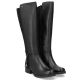 24. Damen-Lederstiefel im Offiziersstil, gefüttert, schwarz Rieker Z9564-00