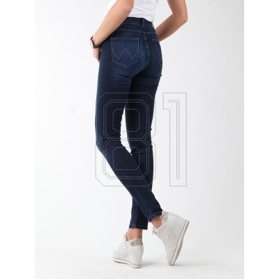 2. Wrangler High Rise Skinny Dezente blaue Jeans W27HX786N