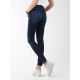 2. Wrangler High Rise Skinny Dezente blaue Jeans W27HX786N