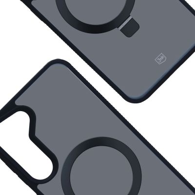 3. 3mk Smoke Case Mag&Stand Hülle für Samsung Galaxy S24+ - schwarz