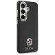 4. Guess Strass-Logo-Hülle mit rundem Design für Samsung Galaxy S26+ - Schwarz