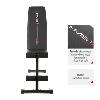 2. HMS LS1203 Langhantelbank