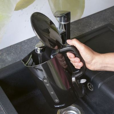 2. Kabelloser Wasserkocher 1,7 l WK 3835 CLATRONIC schwarz