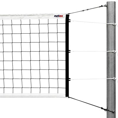 6. Professionelles Volleyballnetz mit Antennen, schwarz IV mlw NETEX