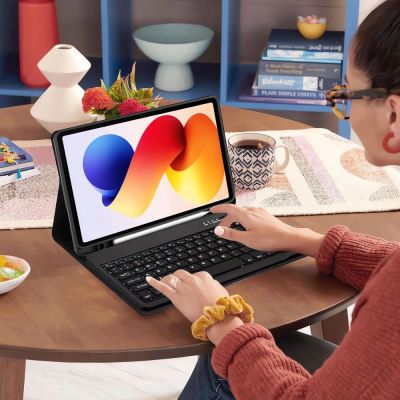 9. Tech-Protect SC Stifthülle für Xiaomi Poco Pad M1 / ​​Redmi Pad 2 Pro 12.1 - Schwarz
