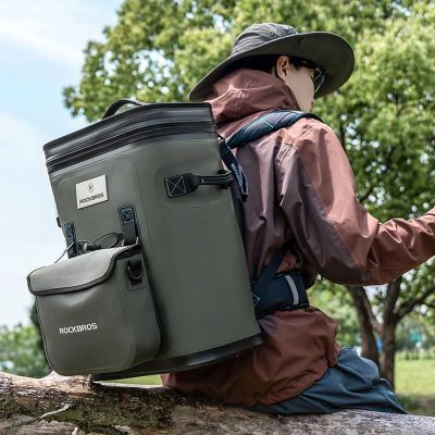 8. Rockbros Thermo-Rucksack mit Isolierung 20l - Grün