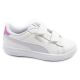 9. Puma Smash 3.0 Kinder-Sportschuhe, Sneaker, weißes Leder, modisch