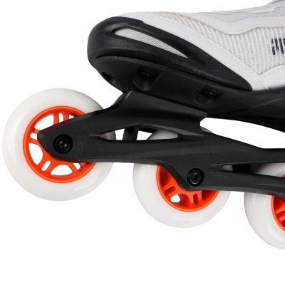 7. Roces Icon X Inlineskates Schwarz, Weiß und Orange 400908 00002