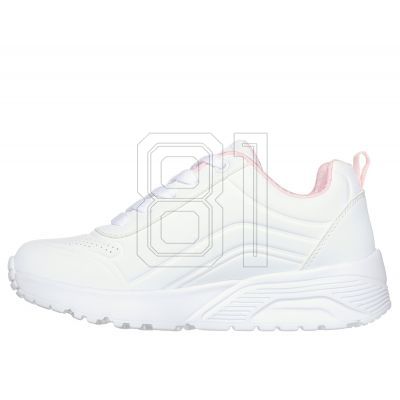 14. Skechers Uno Lite - Easy Zip Jr 310387L WHT Schuhe