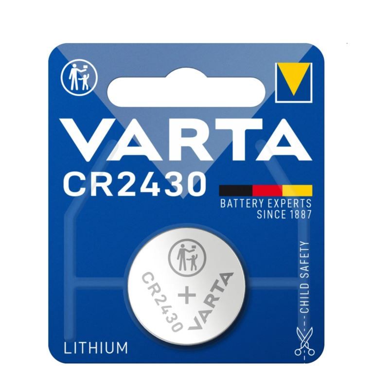 CR2430 Varta-Batterie, 1 Stück pro Packung. Preis pro Einheit