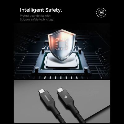 7. Spigen EB10010CC 100W 100 cm Kabel - Schwarz