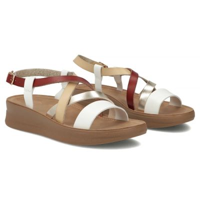 4. Filippo DS7904 Damen-Keilsandalen im römischen Stil