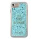 3. Guess GUHCP7GLUQBL iPhone 6/7/8 /SE 2020 / SE 2022 blau/blaue Hartschale Liquid Glitter Party