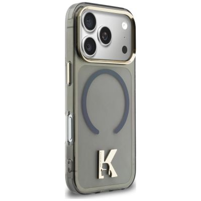 4. Karl Lagerfeld IML K Head Logo MagSafe Hülle für iPhone 17 Pro Max - Schwarz