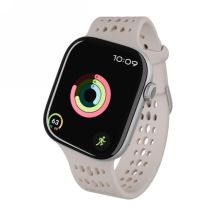 Decoded Silicone Ares O Band für Apple Watch 40/41/42 mm – Beige