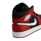 7. Air Jordan 1 Mid Herren-Basketballschuh Schwarz/Gym Red/Weiß - DQ8426-061