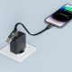 7. Acefast C13-05 USB-C - USB-A / USB-C Kabel 480Mb/s 3A 0,2m - Schwarz