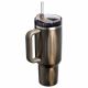 Stanley Quencher H2.0 Geriffelter 1,18L Gunmetal Shine Thermobecher