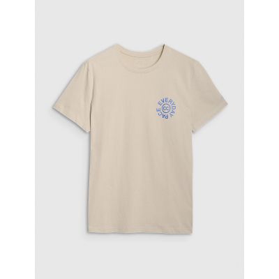 7. Herren T-Shirt mit normalem Aufdruck 4F 4FWSS25TTSHM1980-83S