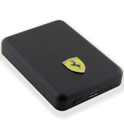 4. Powerbank Ferrari Metal Logo MagSafe 15W 5000mAh - schwarz