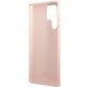 7. Karl Lagerfeld Choupette Metal Pin-Hülle aus Silikon für Samsung Galaxy S23 Ultra – Rosa