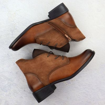 4. Damen-Winterstiefeletten in Camel Jezzi ASA198-15