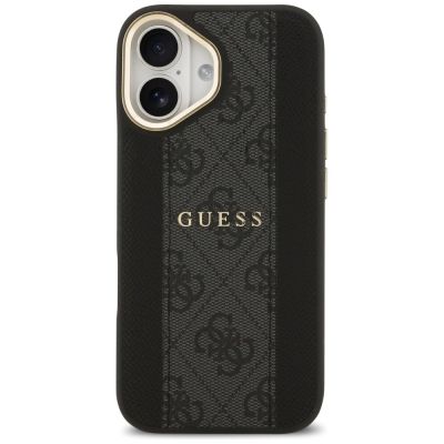 3. Guess 4G Stripe MagSafe Hülle für iPhone 17 - Schwarz