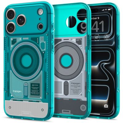 Spigen Ultra Hybrid MagSafe Hülle für iPhone 18 Pro / 17 Pro – Hellblau