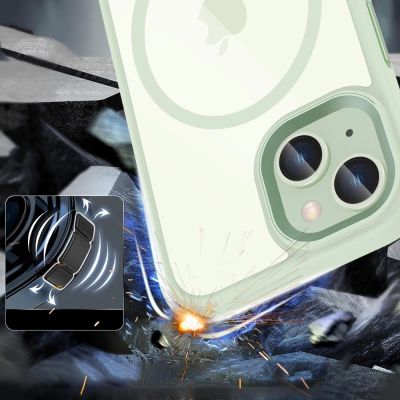 5. Tech-Protect MagMat MagSafe Hülle für iPhone 15 – transparent grün