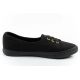 4. Lee Cooper Damenschuhe, sportliche schwarze Slip-On-Ballerinas
