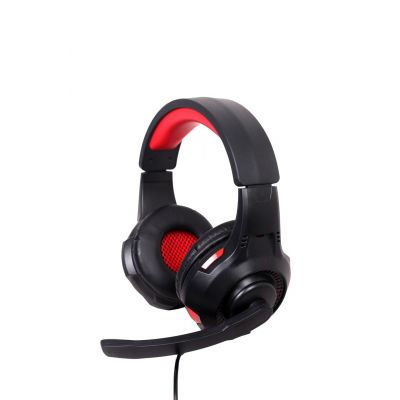4. GEMBIRD GAMING 5.1 USB SURROUND KOPFHÖRER SCHWARZ/ROT, MIKROFON, LAUTSTÄRKEREGLER