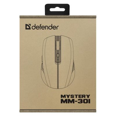 7. DEFENDER MYSTERY MOUSE MM-301 RF+BT LILA 1600dpi 6P
