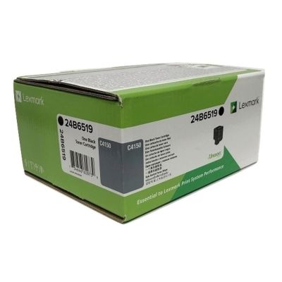 2. Toner für Lexmark C4150 Drucker, schwarz, 24B6519