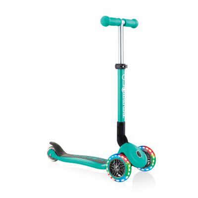 3. Globber Faltbarer 3-Rad-Scooter Lights Emerald Green Jr 437-107