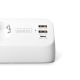 26. Digitus 3-fach-Steckdosenleiste fürs Büro mit 2 USB-A- und 1 USB-C-Anschluss, Weiß