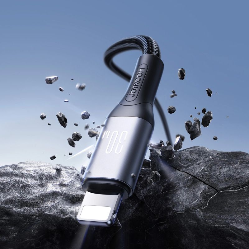 4. Joyroom S-A28 Flash Series 30W USB-C - Lightning Kabel 2m - schwarz