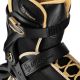 6. NILS Extreme NA22151 ARMOUR Rollschuhe, schwarz und gold, Größe 44
