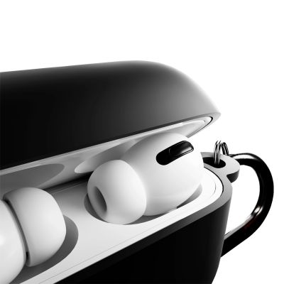 3. Puro Icon Hülle für AirPods Pro 3 – Schwarz