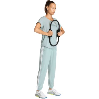 6. adidas Workout Essentials 3-Streifen Webhose für Damen Mint KC5494