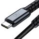 4. 3mk Hyper Cable N-SERIES USB-C / USB-C Thunderbolt 4 2m 48V / 5A 40Gb/s 240W 8K60Hz - schwarz