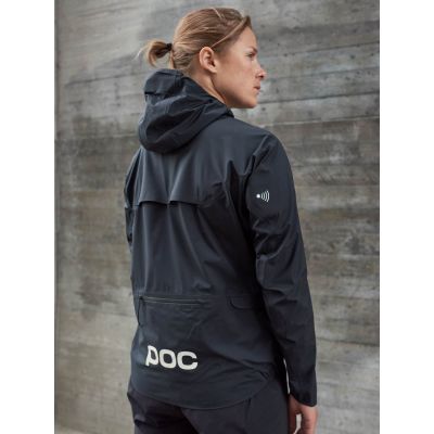 4. Damen-Radjacke POC Signal All-weather Jacket – Uranium Black