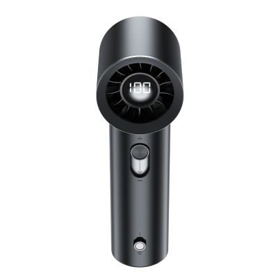 2. Acefast YF1 Mini-Handventilator mit LED-Anzeige und stufenloser Luftstromregulierung – Schwarz